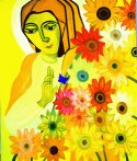 The virgin with the blue butterfly